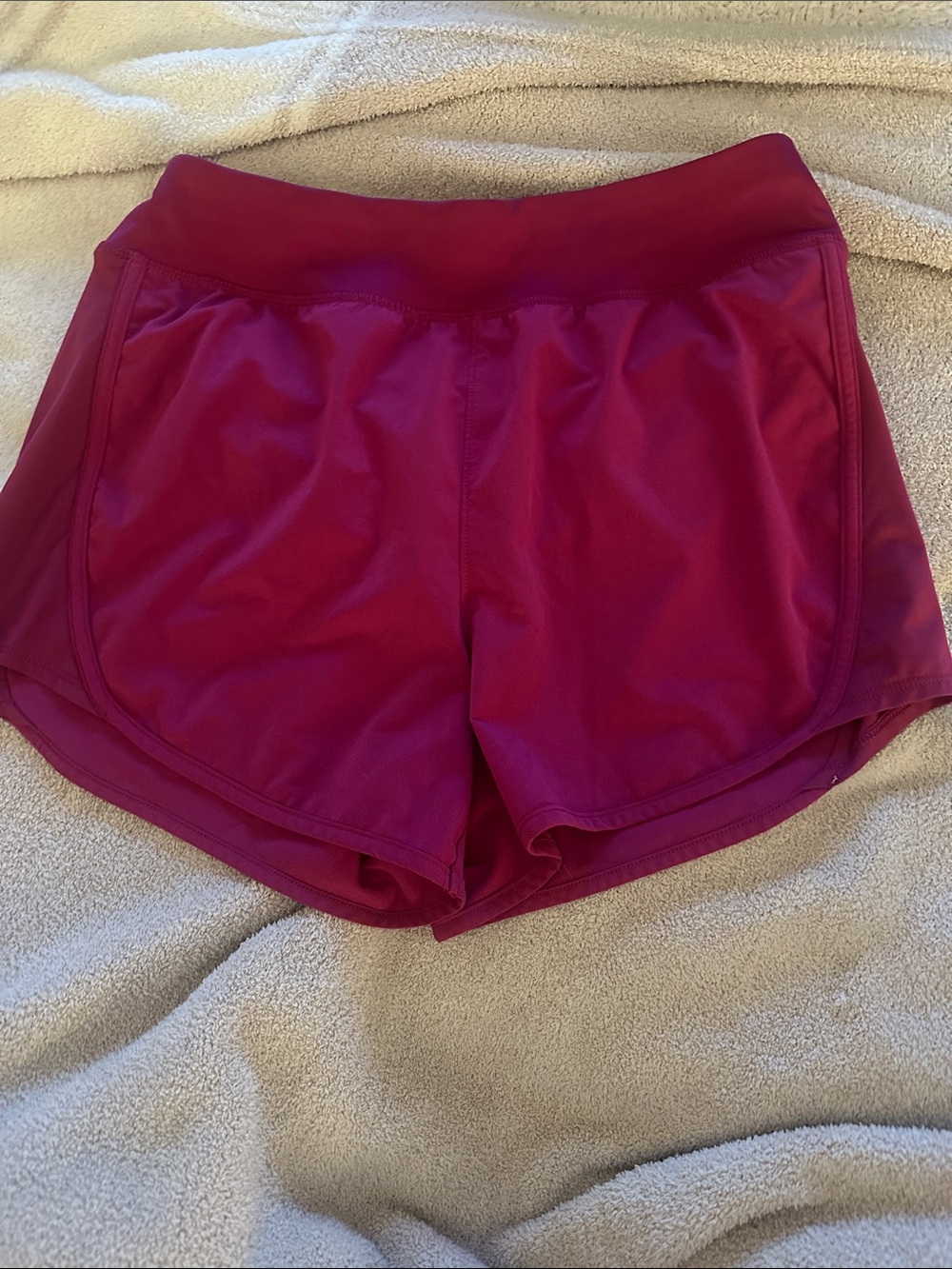 All in Motion small magenta running shorts. EUC with liner